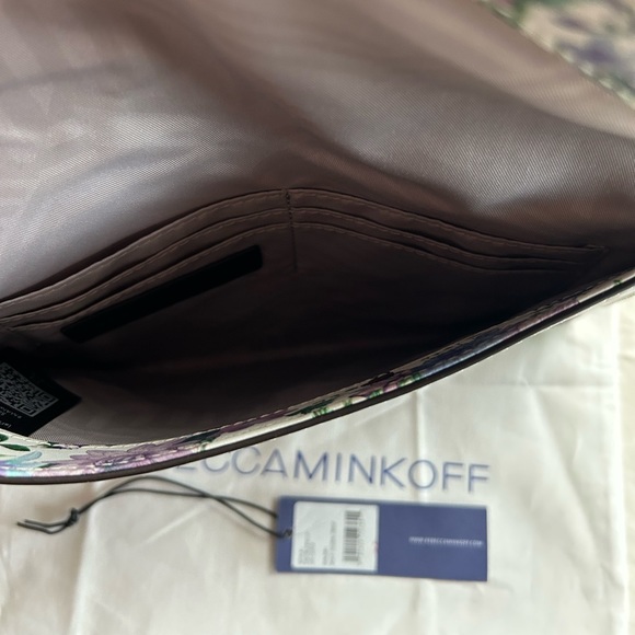 NWT Rebecca Minkoff Leo Clutch Multi Floral Print